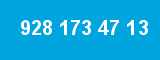 928 173 47 13 928 173 47 13